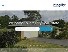 Tablet Screenshot of integrityre.com.au